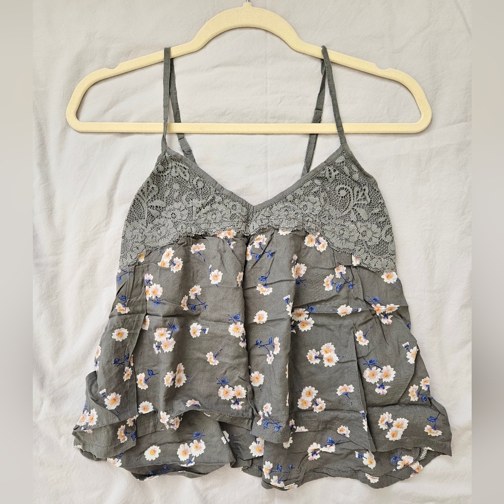 Floral Hollister Cami